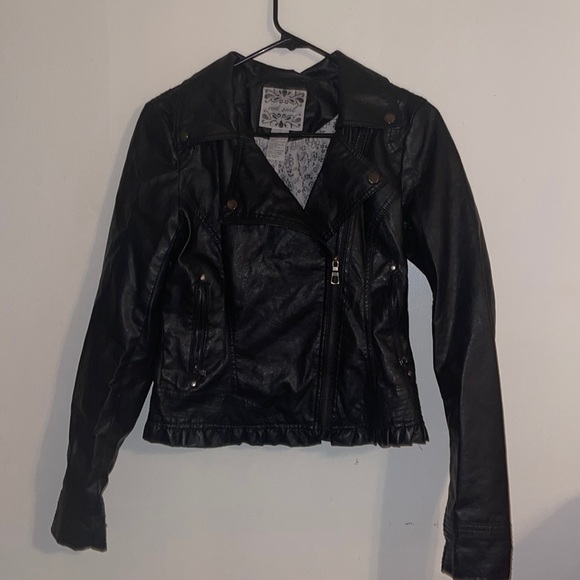 Wet Seal Jackets & Coats Wet Seal Leather Jacket Poshmark